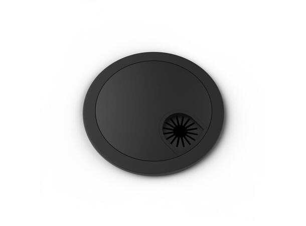 DFY Bordgjennomføring, Sort ø60mm 